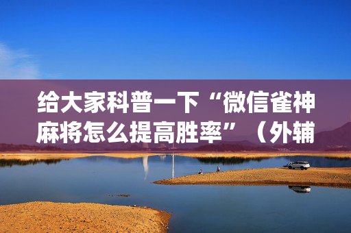 给大家科普一下“微信雀神麻将怎么提高胜率”（外辅工具)