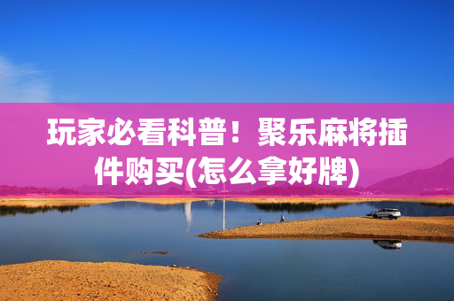 玩家必看科普！聚乐麻将插件购买(怎么拿好牌)