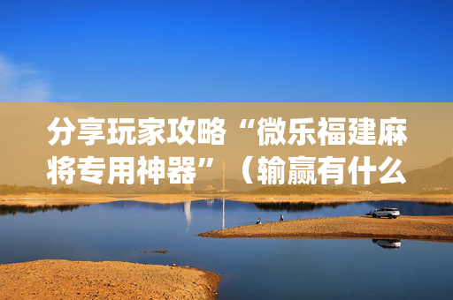 分享玩家攻略“微乐福建麻将专用神器”（输赢有什么规律)