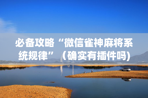必备攻略“微信雀神麻将系统规律”（确实有插件吗)