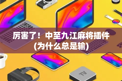 厉害了！中至九江麻将插件(为什么总是输)