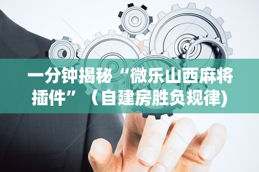 一分钟揭秘“微乐山西麻将插件”（自建房胜负规律)