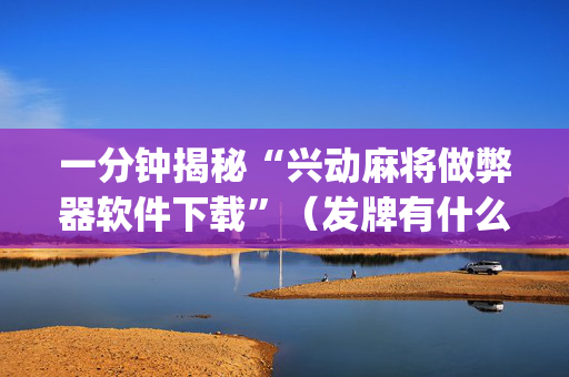 一分钟揭秘“兴动麻将做弊器软件下载”（发牌有什么规律吗)