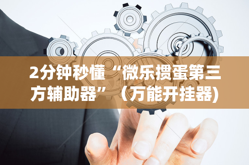2分钟秒懂“微乐掼蛋第三方辅助器”（万能开挂器)