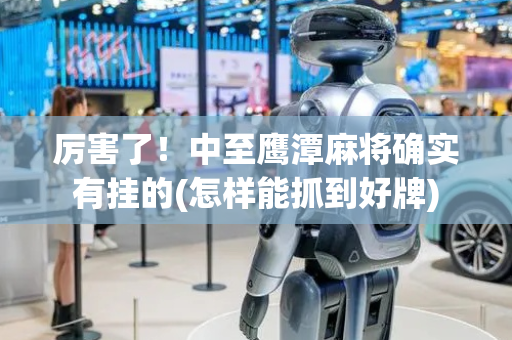 厉害了！中至鹰潭麻将确实有挂的(怎样能抓到好牌)