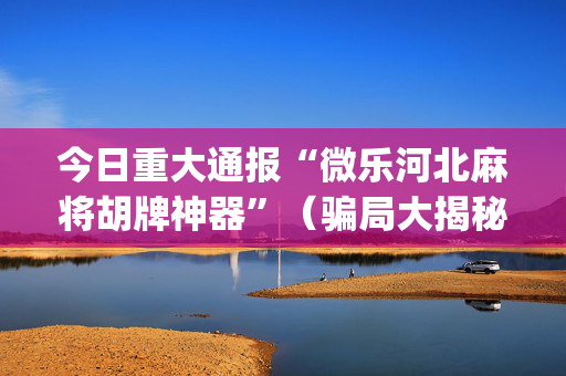 今日重大通报“微乐河北麻将胡牌神器”（骗局大揭秘)