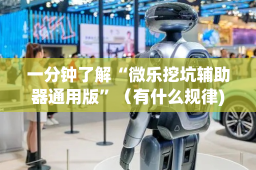 一分钟了解“微乐挖坑辅助器通用版”（有什么规律)