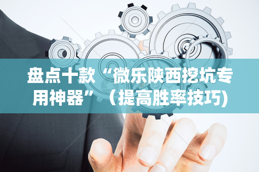 盘点十款“微乐陕西挖坑专用神器”（提高胜率技巧)