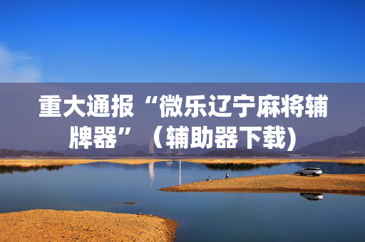 重大通报“微乐辽宁麻将辅牌器”（辅助器下载)
