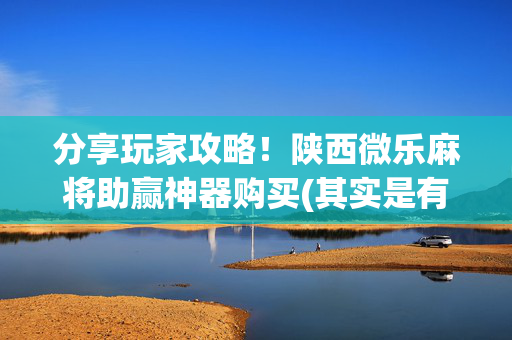 分享玩家攻略！陕西微乐麻将助赢神器购买(其实是有挂确实有挂)