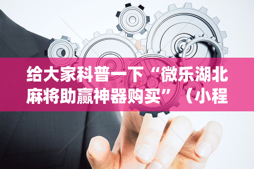 给大家科普一下“微乐湖北麻将助赢神器购买”（小程序必赢神器)