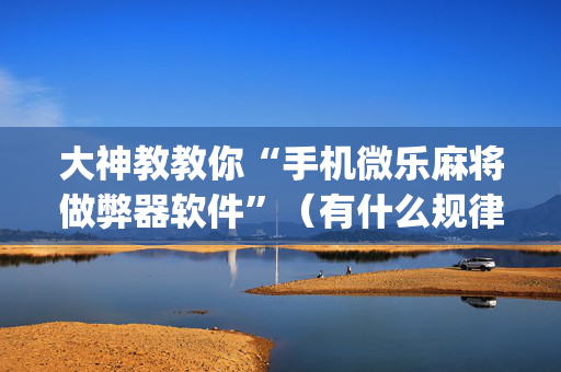 大神教教你“手机微乐麻将做弊器软件”（有什么规律)