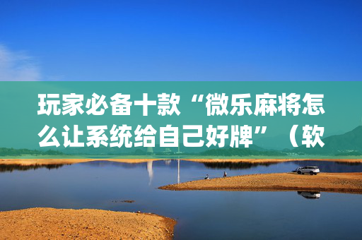 玩家必备十款“微乐麻将怎么让系统给自己好牌”（软件出售)