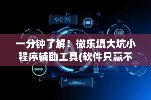 一分钟了解！微乐填大坑小程序辅助工具(软件只赢不输)
