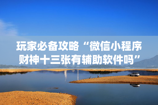 玩家必备攻略“微信小程序财神十三张有辅助软件吗”（胜负规律拿好牌)
