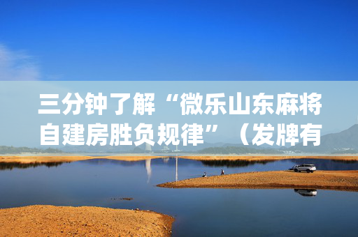 三分钟了解“微乐山东麻将自建房胜负规律”（发牌有什么规律吗)