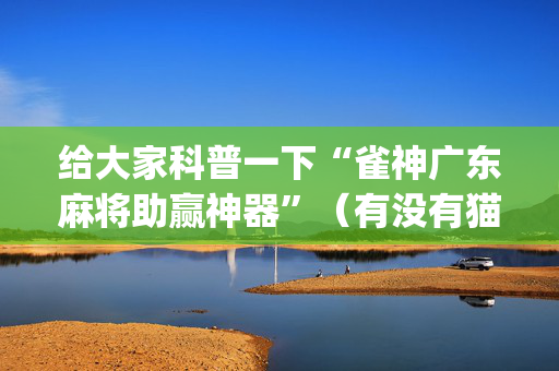 给大家科普一下“雀神广东麻将助赢神器”（有没有猫腻)
