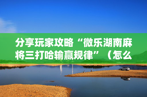 分享玩家攻略“微乐湖南麻将三打哈输赢规律”（怎么提高胜率)