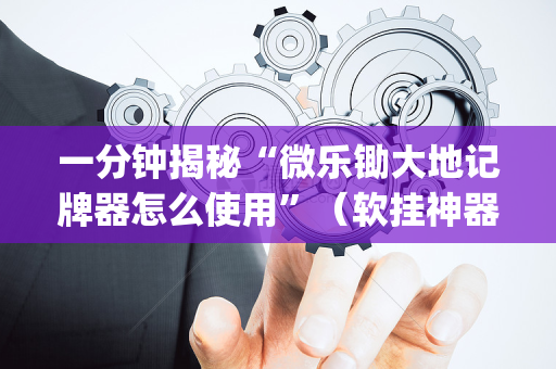 一分钟揭秘“微乐锄大地记牌器怎么使用”（软挂神器)