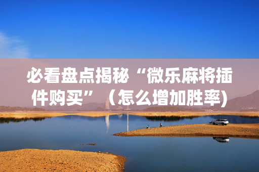 必看盘点揭秘“微乐麻将插件购买”（怎么增加胜率)