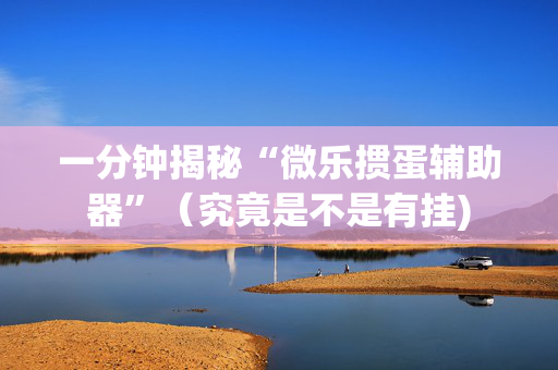 一分钟揭秘“微乐掼蛋辅助器”（究竟是不是有挂)