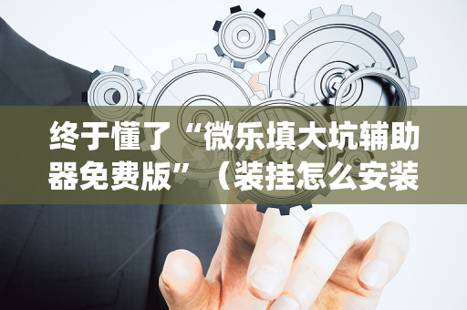 终于懂了“微乐填大坑辅助器免费版”（装挂怎么安装)