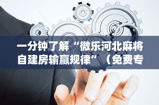 一分钟了解“微乐河北麻将自建房输赢规律”（免费专用神器)