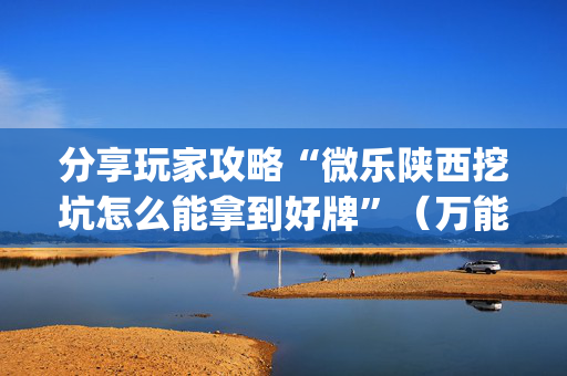 分享玩家攻略“微乐陕西挖坑怎么能拿到好牌”（万能开挂神器)