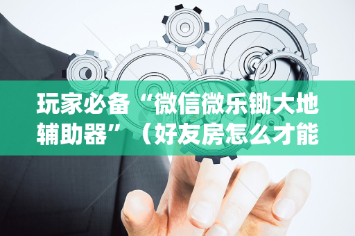 玩家必备“微信微乐锄大地辅助器”（好友房怎么才能赢)