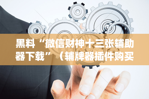 黑料“微信财神十三张辅助器下载”（辅牌器插件购买)