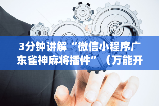 3分钟讲解“微信小程序广东雀神麻将插件”（万能开挂神器)