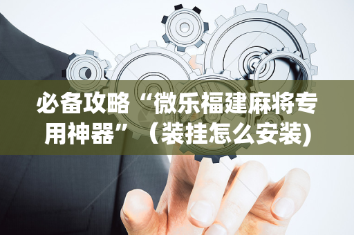必备攻略“微乐福建麻将专用神器”（装挂怎么安装)