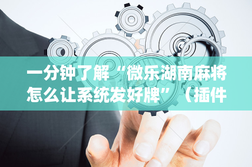 一分钟了解“微乐湖南麻将怎么让系统发好牌”（插件开挂免费AI)