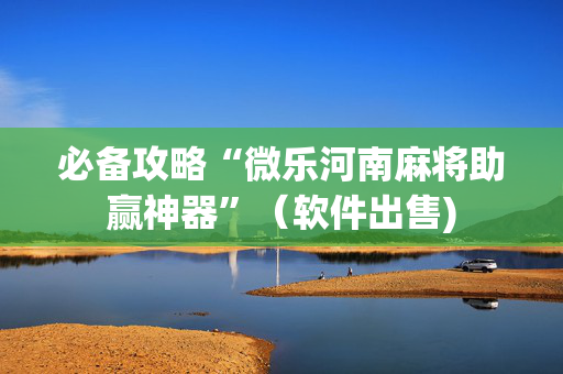 必备攻略“微乐河南麻将助赢神器”（软件出售)
