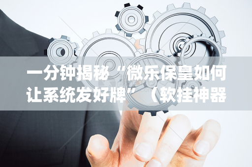 一分钟揭秘“微乐保皇如何让系统发好牌”（软挂神器)