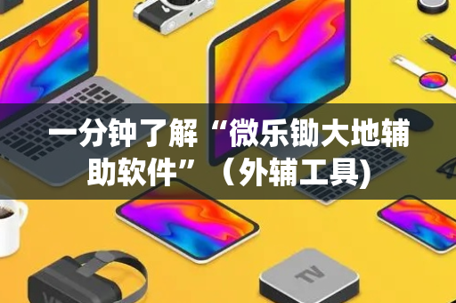 一分钟了解“微乐锄大地辅助软件”（外辅工具)