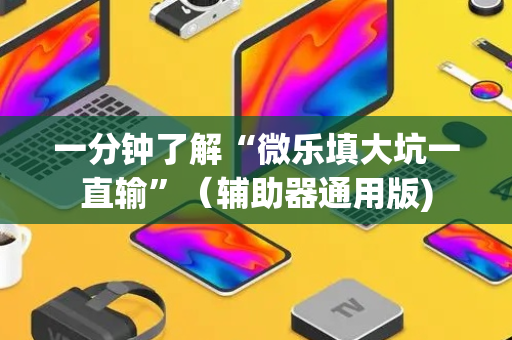一分钟了解“微乐填大坑一直输”（辅助器通用版)