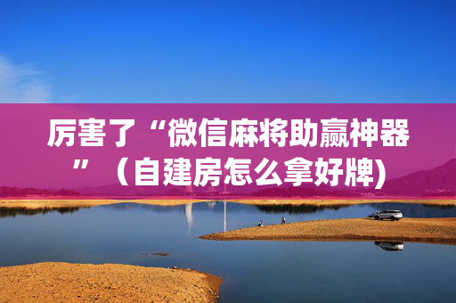 厉害了“微信麻将助赢神器”（自建房怎么拿好牌)
