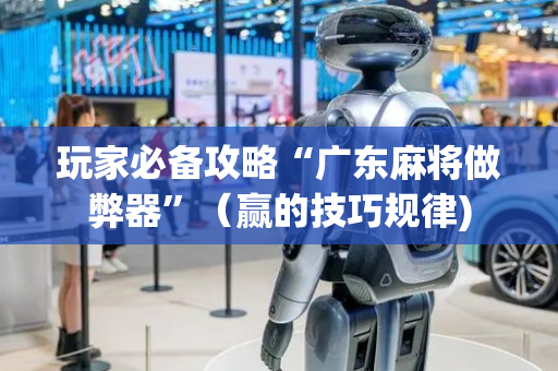 玩家必备攻略“广东麻将做弊器”（赢的技巧规律)