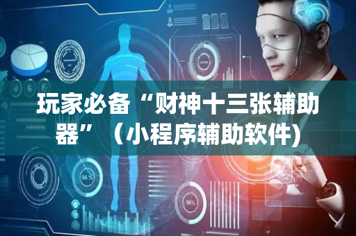玩家必备“财神十三张辅助器”（小程序辅助软件)