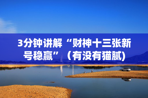 3分钟讲解“财神十三张新号稳赢”（有没有猫腻)