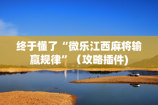 终于懂了“微乐江西麻将输赢规律”（攻略插件)