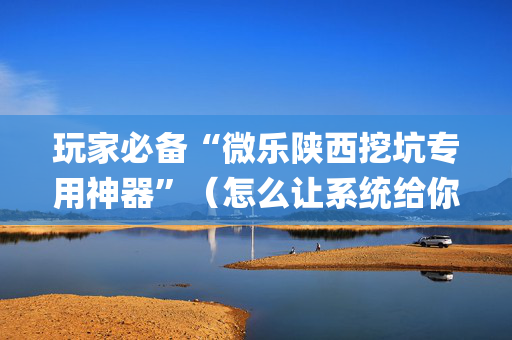 玩家必备“微乐陕西挖坑专用神器”（怎么让系统给你发好牌)