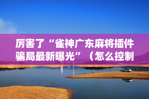 厉害了“雀神广东麻将插件骗局最新曝光”（怎么控制输赢)