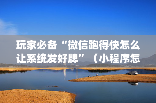 玩家必备“微信跑得快怎么让系统发好牌”（小程序怎么才会赢)
