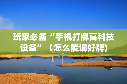 玩家必备“手机打牌高科技设备”（怎么能调好牌)