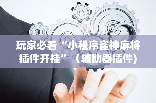 玩家必看“小程序雀神麻将插件开挂”（辅助器插件)