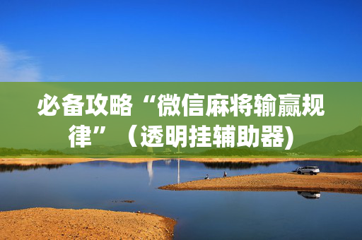 必备攻略“微信麻将输赢规律”（透明挂辅助器)