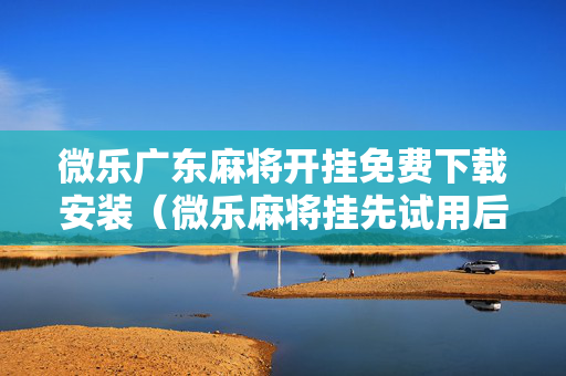 微乐广东麻将开挂免费下载安装（微乐麻将挂先试用后付款）