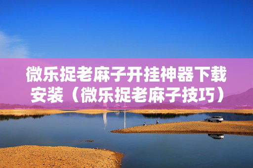 微乐捉老麻子开挂神器下载安装（微乐捉老麻子技巧）